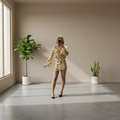 Robe à pois transparente